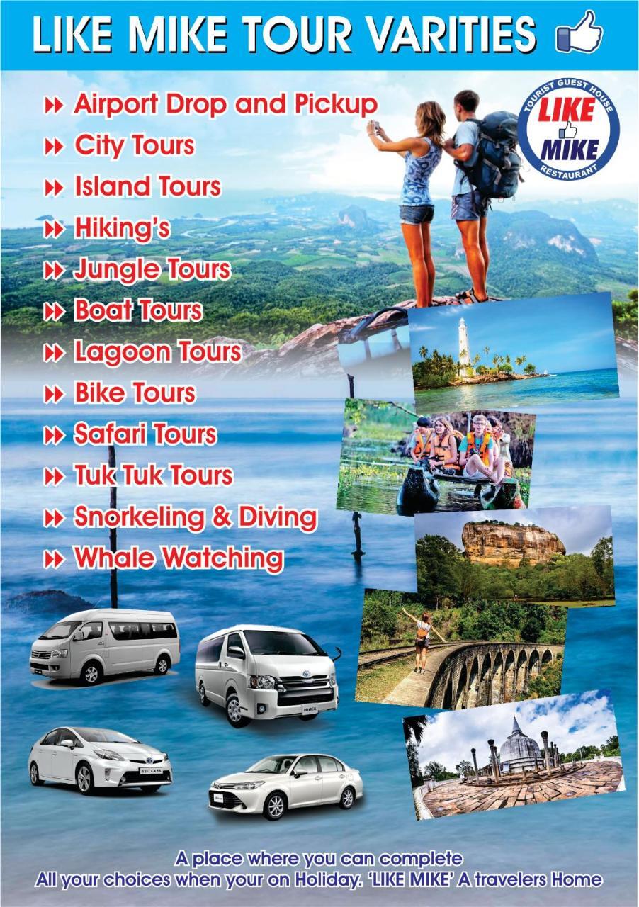Like Mike Tourist Guest House & Restaurant Negombo Exterior foto